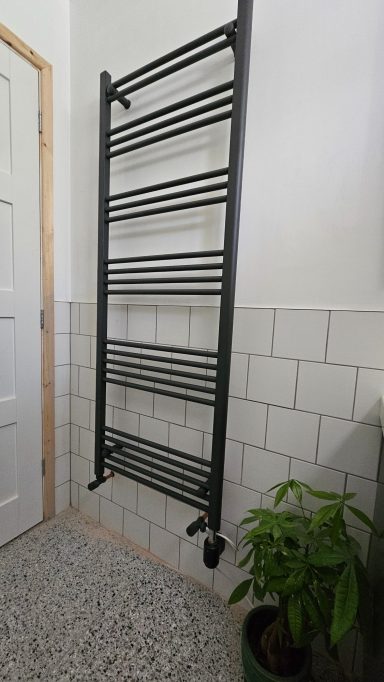 Towel radiator — project from Neale Plumbing and Heating’s portfolio