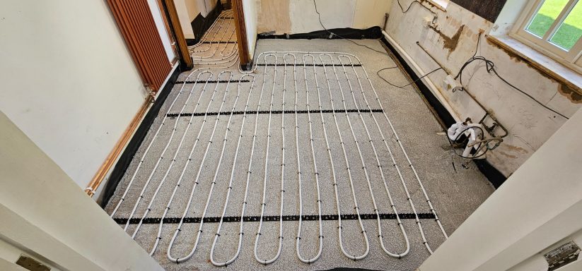 Underfloor heating — project from Neale Plumbing and Heating’s portfolio